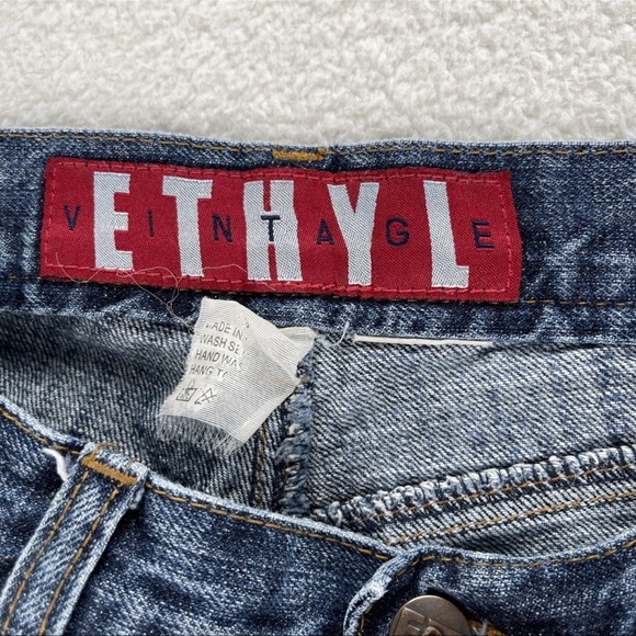 Vintage Ethyl Jeans - Size 30/31 Med Wash Women’s EUC Grunge Y2K - Picture 6 of 7